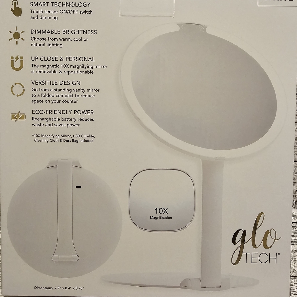 Mirror by Glo Tech. Nwt - Picture 5 of 5